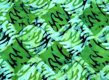 Afrikanischer Stoff - Afrika Batik - Farbenfroh in Grün