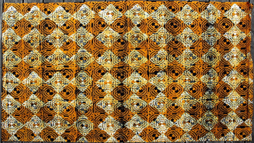 Preview: Afrikanischer Stoff - Afrika Batik - Farbenfroh in orange