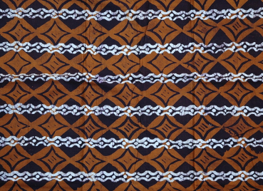 Afrikanischer Stoff - Afrika Batik - Natürlich in Braun