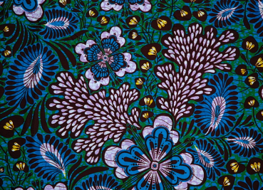 Afrikanischer Stoff - Afrika Waxprint - Blumen Design