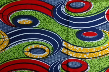 Afrikanischer Stoff - Waxprint - Modernes Design