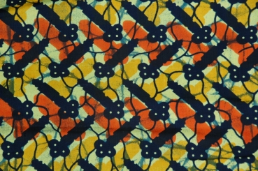 Afrikanischer Stoff - Waxprint - traditionelles Design