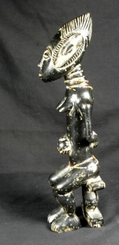 Ashanti Figur aus Ghana / Afrika - Ältere Holz Figur