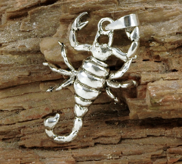Beweglicher Skorpion Anhänger aus Silber 925
