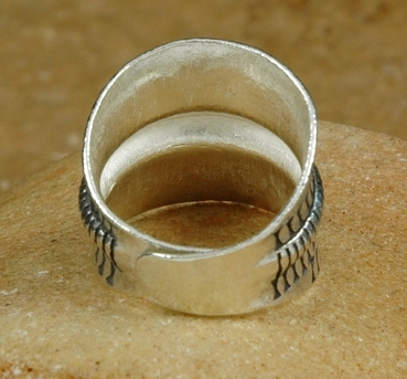 Breiter Tuareg Ring aus Silber - Tuaregschmuck