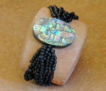 Dekoratives Armband - Paua Muschel / Abalone