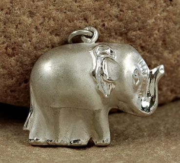 Elefant Anhänger aus Silber 925 - Dekoratives Modell