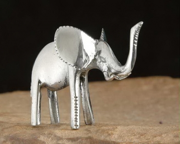 Elefant aus Silber - verlorene Form - Tuareg Kunst