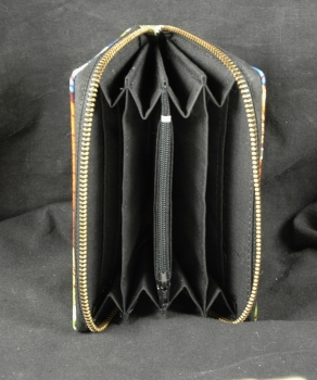 Preview: Elegante Afrika Brieftasche - Geldbeutel - Beutel