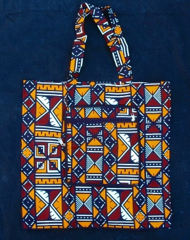 Faltbare Stofftasche - Shopper - Einkaufstasche - Afrika