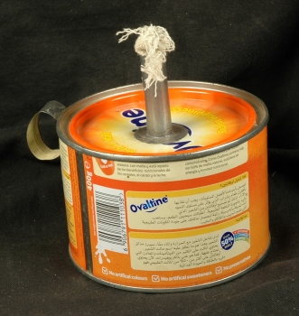 Recycling Lampe aus Afrika - Öllampe