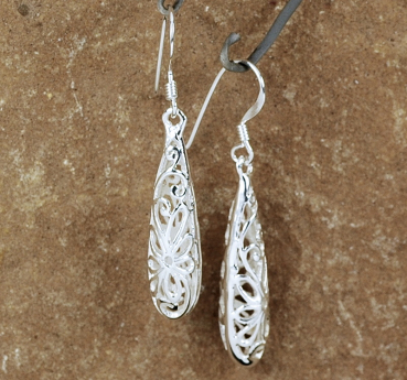 Schöne Ohrhänger aus Silber 925 - Orientalisch