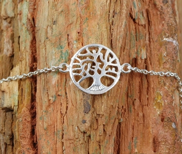 Silber Armband 925 - Baum des Lebens