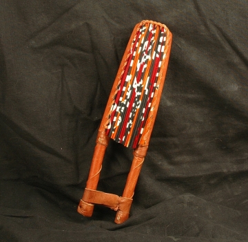 Preview: Toller Afrika Fächer - Farbenfroh & Schönes Muster