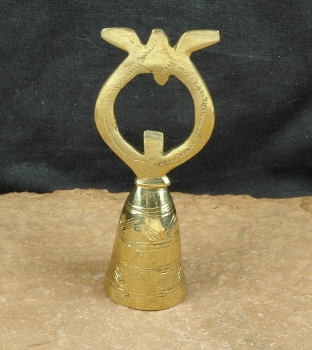 Tuareg Kreuz - Kreuz des Südens - Tischglocke Bronze