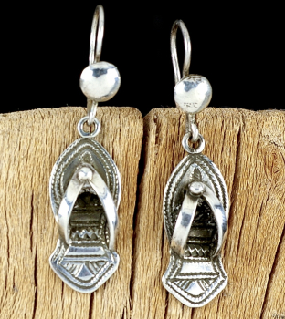 Tuareg Ohrringe aus Silber - Sandale - Tuareg Schmuck