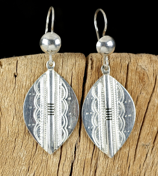 Tuareg Ohrringe aus Silber - Schöner Tuaregschmuck