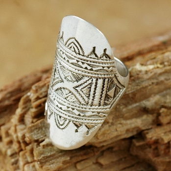 Tuareg Ring aus Silber - Traditioneller Tuaregschmuck