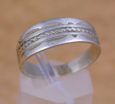 Tuareg Ring mit schönem Muster - Tuaregschmuck