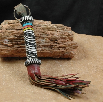Tuareg Schlüsselanhänger - Quaste aus Leder