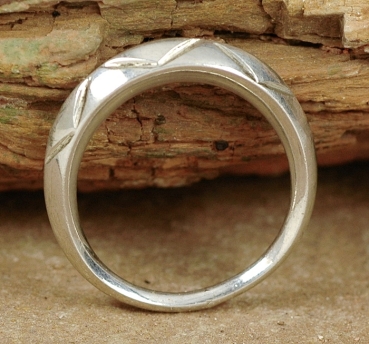 Tuareg Silber Ring - Schmal und Schlichtes Design