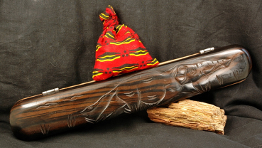 Wari / Ovare / Kalaha Spiel aus Afrika - Elefanten Motiv