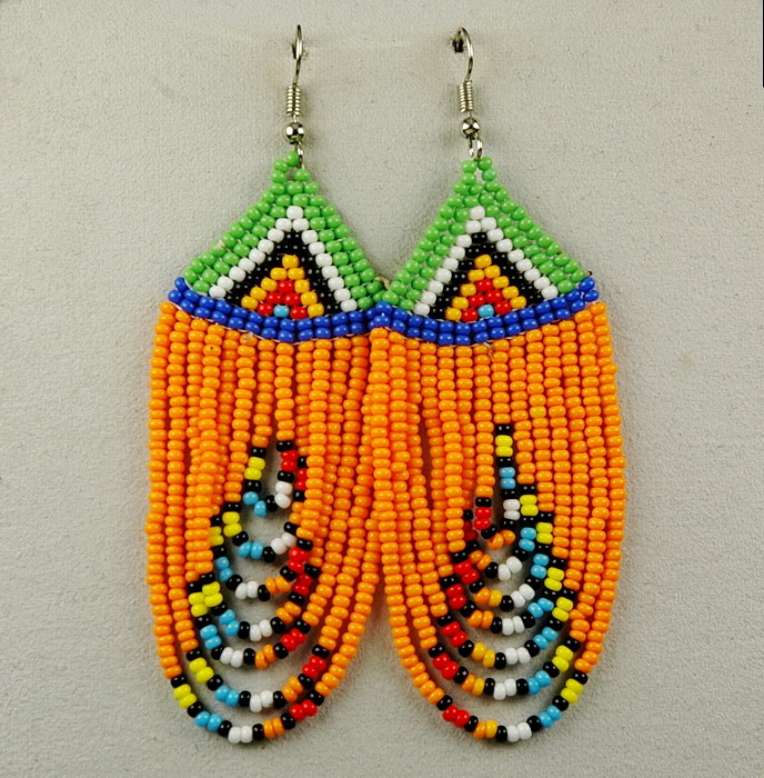 1 Paar Ohrhänger Ohrringe "Afrika"