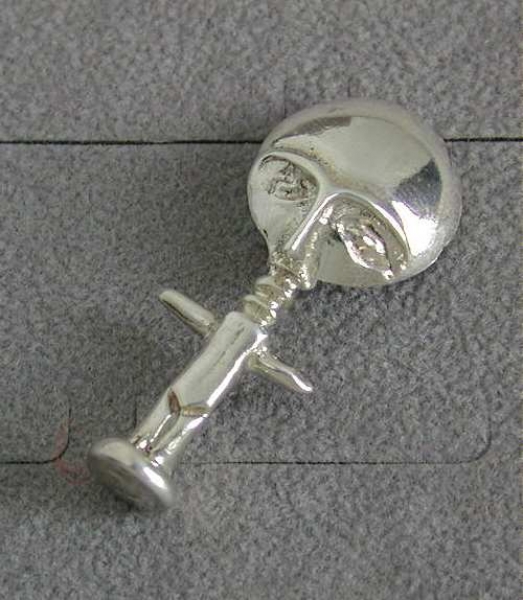 Silber Anhänger - Ashanti Figur