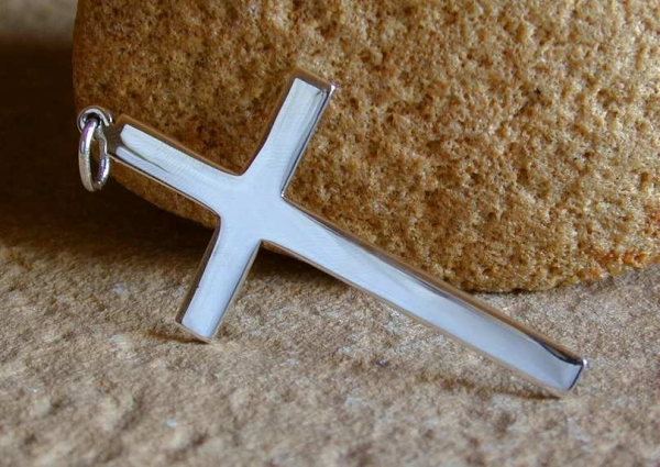 Silber Anhaenger Kreuz