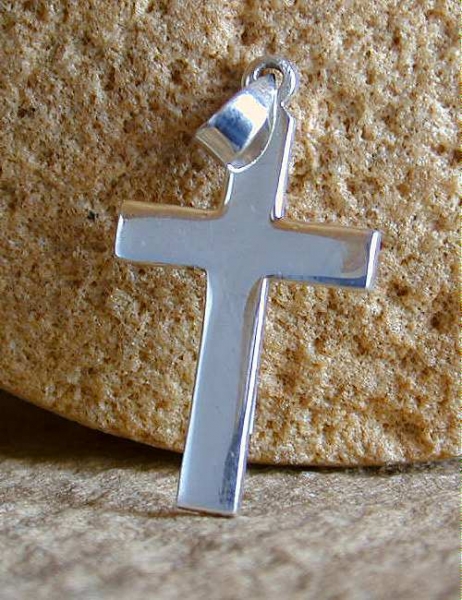 Silber Anhaenger Kreuz