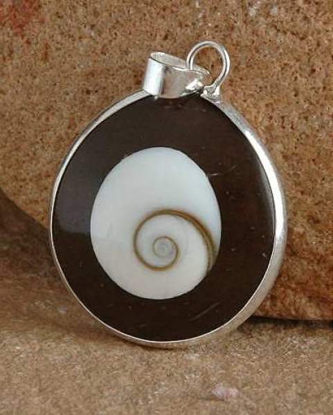 Silber Anhaenger - Shiva Auge