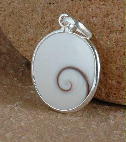 Silber Anhaenger - Shiva Auge