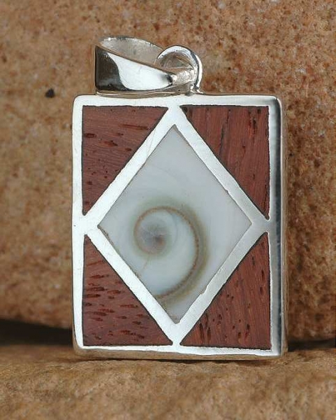 Silber Anhaenger - Shiva Auge