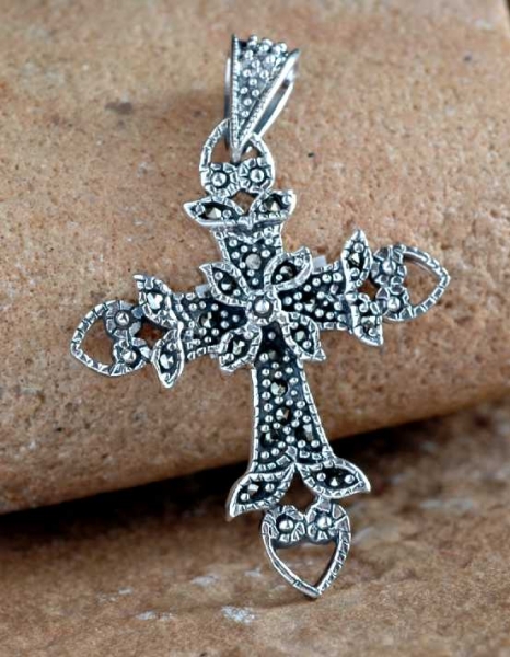 Silber Anhänger Kreuz