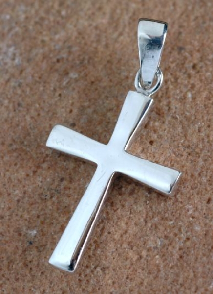 Silber Anhaenger Kreuz