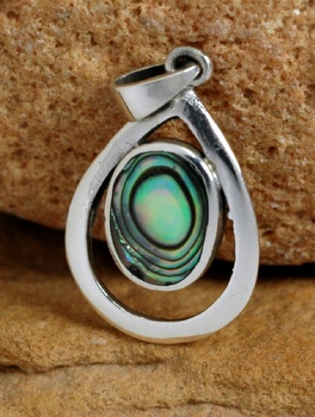 Silber Anhaenger Abalone