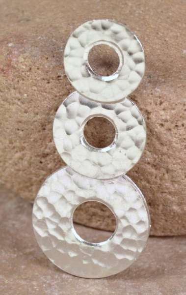 Dekorativer Silber Anhaenger