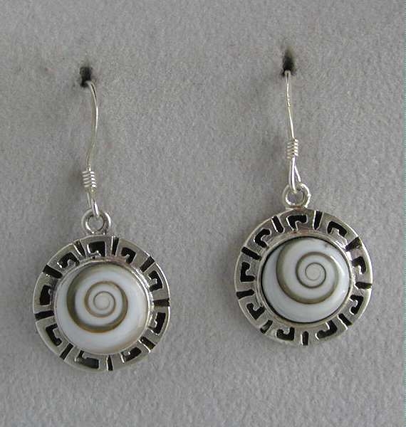 Silber Ohrhaenger - Shiva Auge