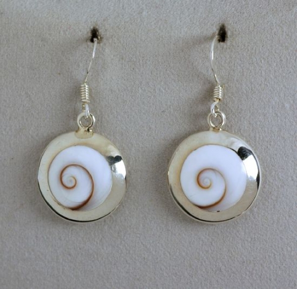 Silber Ohrhaenger - Shiva Auge