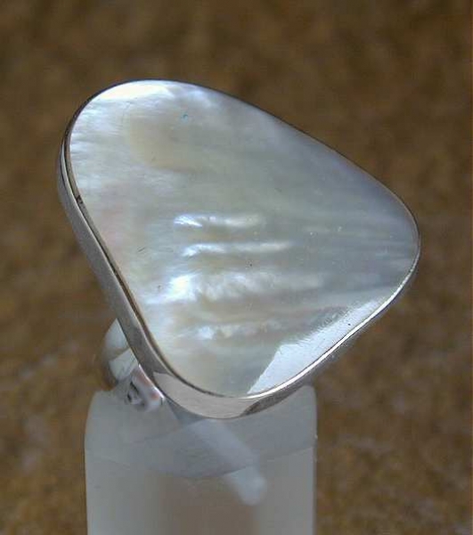 Silber Ring mit Perlmutt