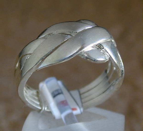 Puzzle Silber Ring