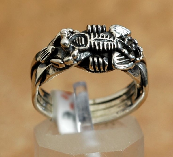 Puzzle Silber Ring