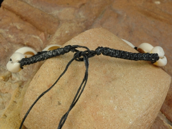 Afrika Armband / Fußkette - Schmuck mit Kauri Muscheln