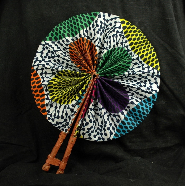 Afrika Fächer - Farbenfroh & Traditionelles Muster