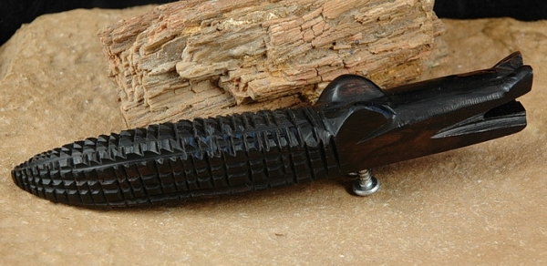 Afrika Flaschenöffner / Bieröffner - Krokodil aus Holz