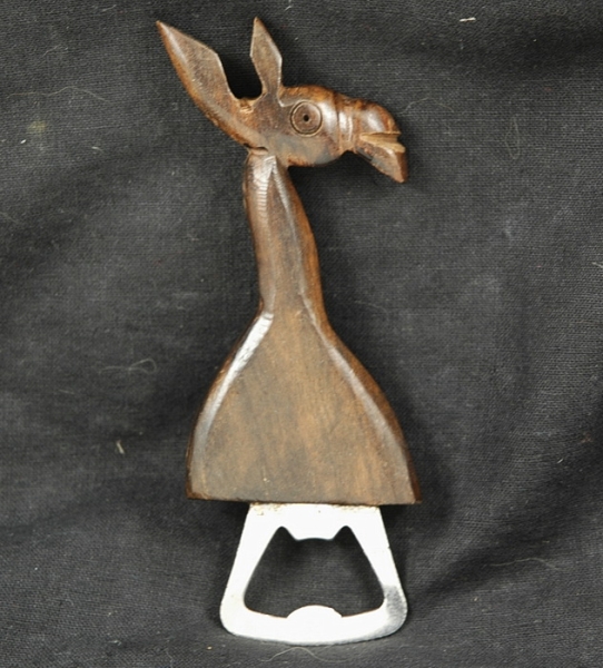 Afrika Flaschenöffner - Giraffe aus Holz