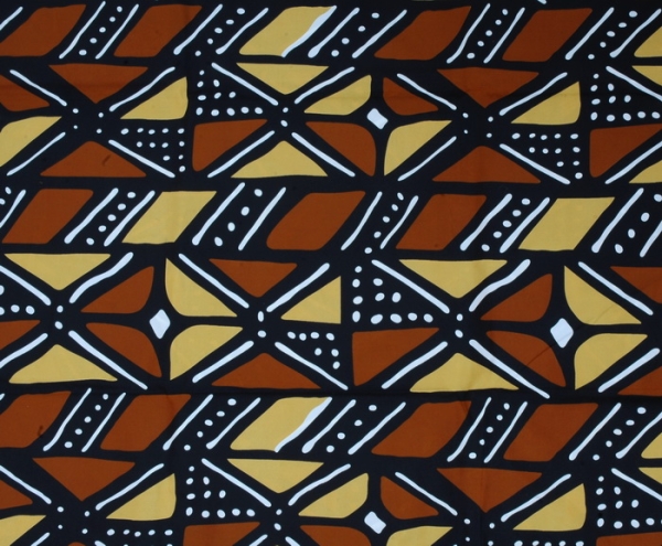 Afrika Stoff - im Traditionellen Dogon Muster