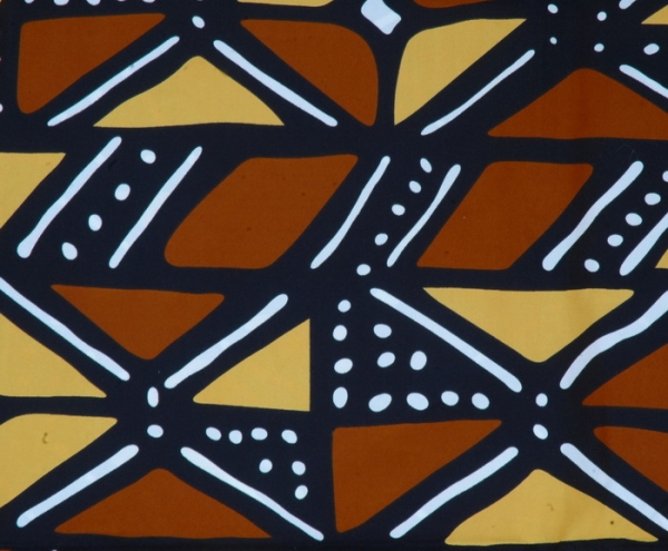 Afrika Stoff - im Traditionellen Dogon Muster