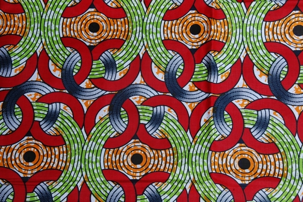 Afrika Stoff - Waxprint - Modernes Design