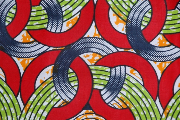 Afrika Stoff - Waxprint - Modernes Design